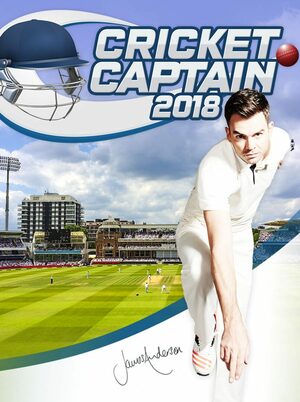 Cover for Cricket Captain 2018.
