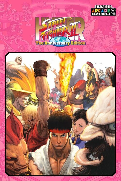 Cover for Hyper Street Fighter II.