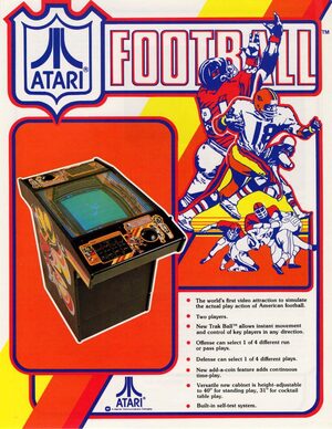 Cover for Atari Football.