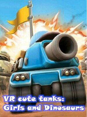 Cover for VR cute tanks: Girls and Dinosaurs.