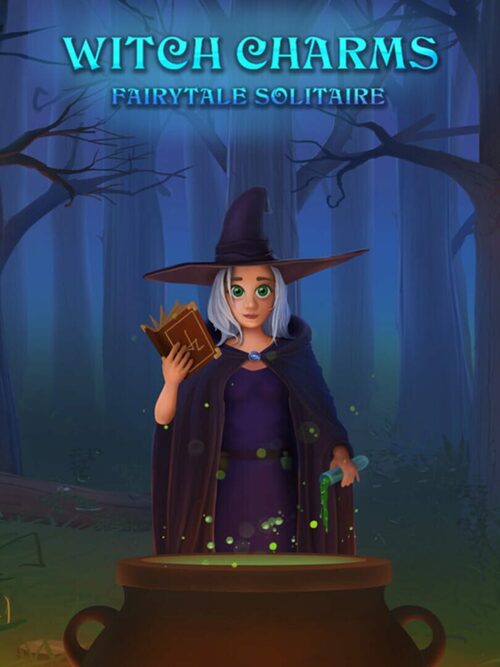 Cover for Fairytale Solitaire. Witch Charms.