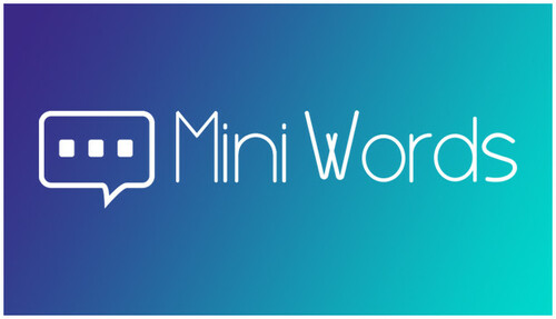 Cover for Mini Words - minimalist puzzle.