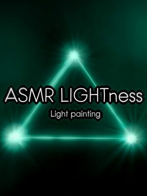Cover for ASMR LIGHTness - Light painting.
