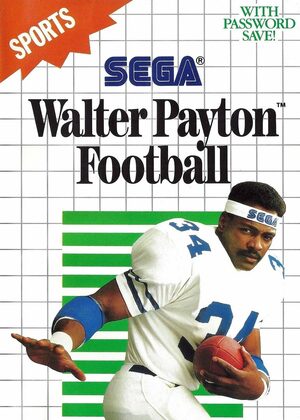 Cover for Walter Payton Football.