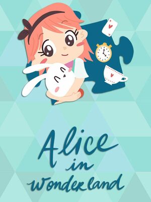 Cover for Alice in Wonderland - a jigsaw puzzle tale.