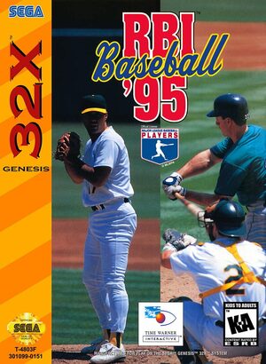 Cover for R.B.I. Baseball '95.
