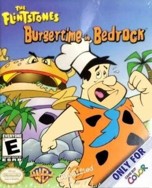 Cover for The Flintstones: Burgertime in Bedrock.