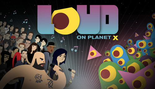 Cover for LOUD on Planet X.