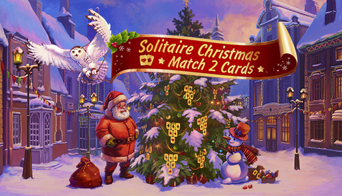 Cover for Solitaire Christmas. Match 2 Cards.