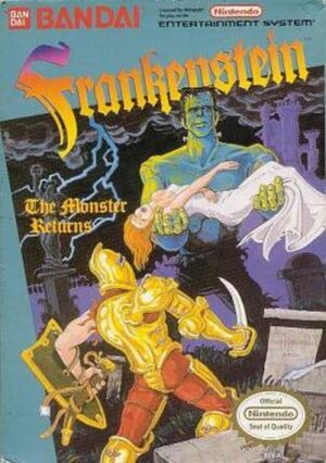 Cover for Frankenstein: The Monster Returns.