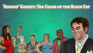 Cover for Thieves' Gambit: The Curse of the Black Cat.