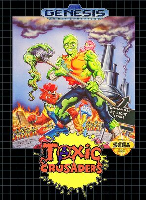 Cover for Toxic Crusaders.
