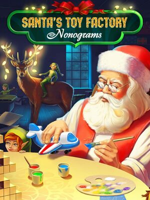 Cover for Santa's Toy Factory Nonograms.