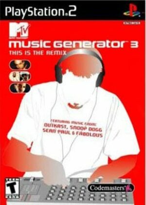 Cover for MTV Music Generator 3: This Is the Remix.