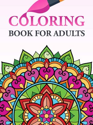Cover for Coloring Book for Adults.