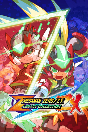 Cover for Mega Man Zero/ZX Legacy Collection.