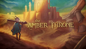 Cover for The Amber Throne.