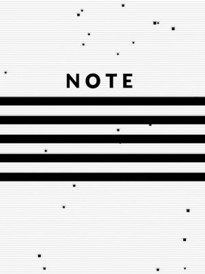 Cover for NOTE.
