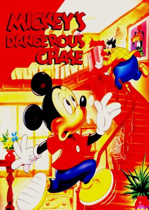 Cover for Mickey's Dangerous Chase.