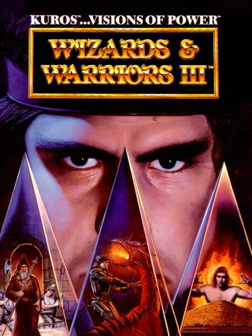 Cover for Wizards & Warriors III: Kuros: Visions of Power.