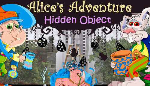 Cover for Alice's Adventures - Hidden Object. Wimmelbild.