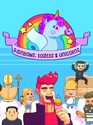 Cover for Rainbows, toilets & unicorns!.