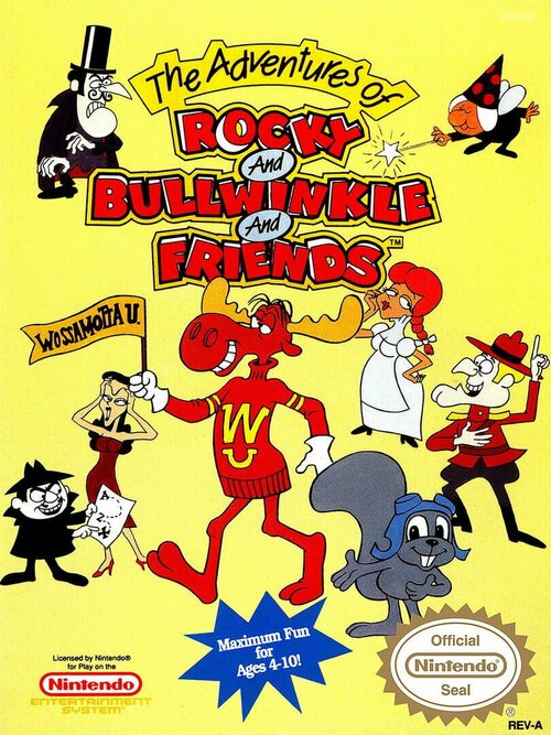 Cover for The Adventures of Rocky and Bullwinkle and Friends.