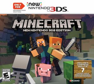 Cover for Minecraft: New Nintendo 3DS Edition.