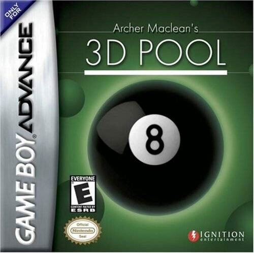 Cover for Archer MacLean's 3D Pool.