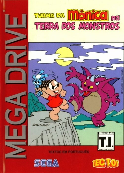 Cover for Turma da Mônica na Terra dos Monstros.