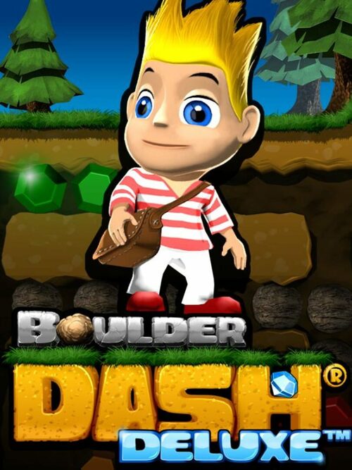 Cover for Boulder Dash Deluxe.