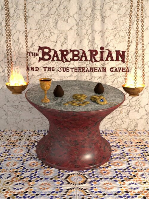 Cover for The Barbarian and the Subterranean Caves.