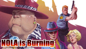Cover for NOLA is Burning.