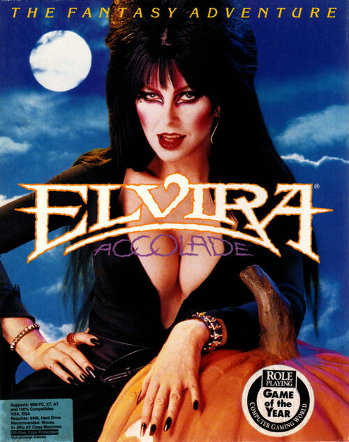 Cover for Elvira: Mistress of the Dark.