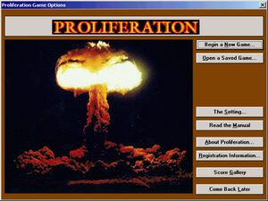 Cover for Proliferation.