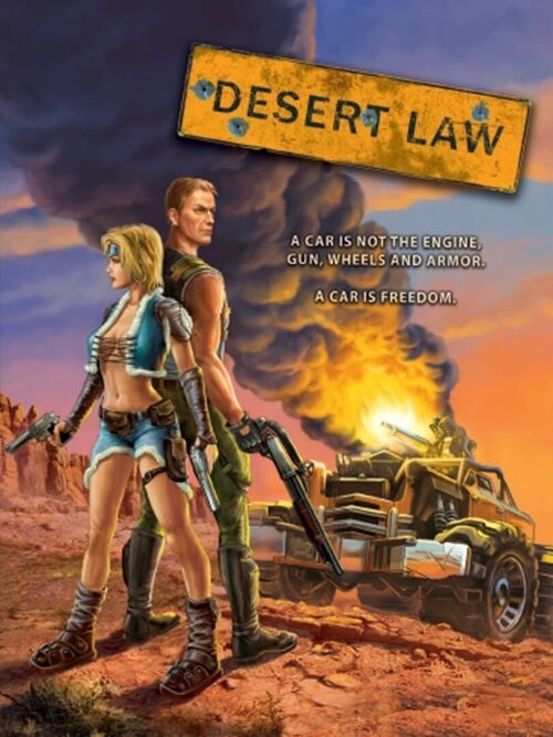 Cover for Desert Law.
