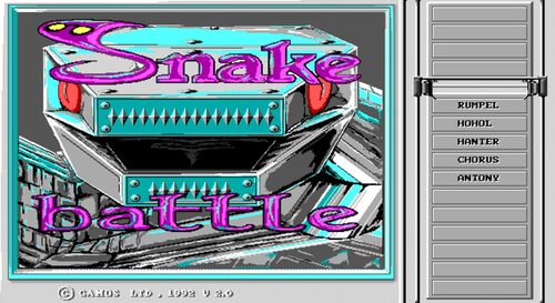 Cover for Snake Battle.