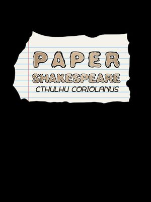 Cover for Paper Shakespeare: Cthulhu Coriolanus.