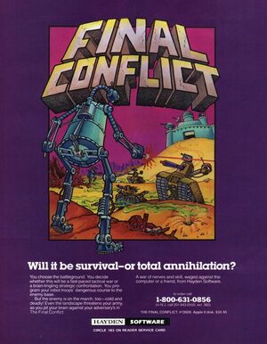 Cover for The Final Conflict.