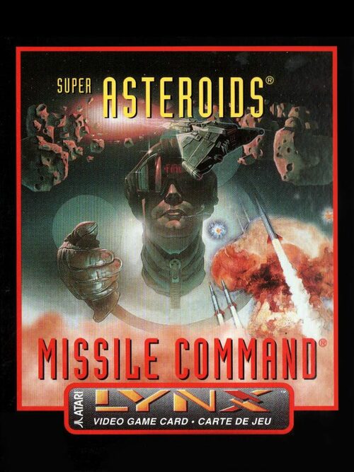 Cover for Super Asteroids & Missile Command.