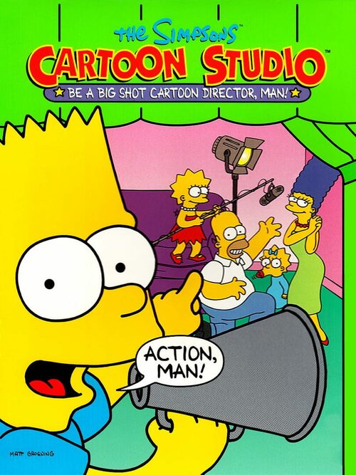 Cover for The Simpsons: Cartoon Studio.