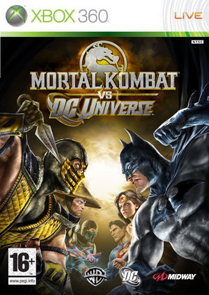 Cover for Mortal Kombat vs. DC Universe.