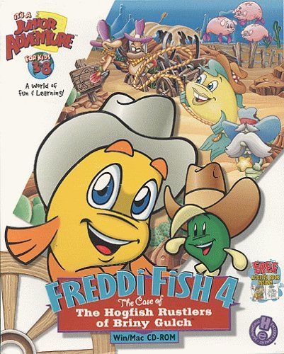 Cover for Freddi Fish 4: The Case of the Hogfish Rustlers of Briny Gulch.