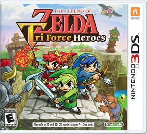 Cover for The Legend of Zelda: Tri Force Heroes.