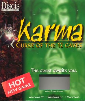 Cover for Karma: Curse of the 12 Caves.