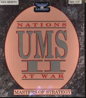 Cover for UMS II: Nations at War.
