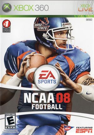 Cover for NCAA Football 08.