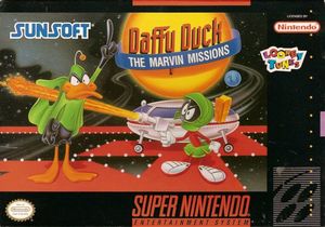 Cover for Daffy Duck: The Marvin Missions.
