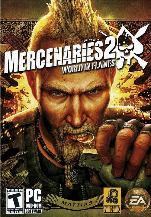 Cover for Mercenaries 2: World in Flames.