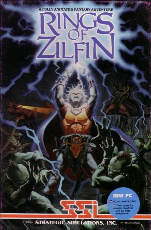 Cover for Rings of Zilfin.